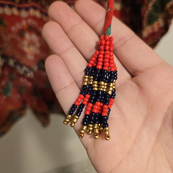 Farm Rio Tropical Shine Dress XL Boho CELEBRITY Party Balloon Sleeve Resort Vaca - Picture 6 of 16